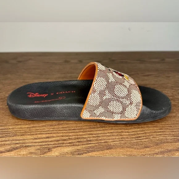 Coach X Disney Sport Slide with Mickey Mouse Embroidery Size 7 - Picture 7 of 11